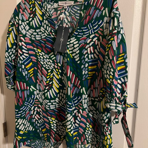 Colorful Patterned Blouse - Picture 1 of 3